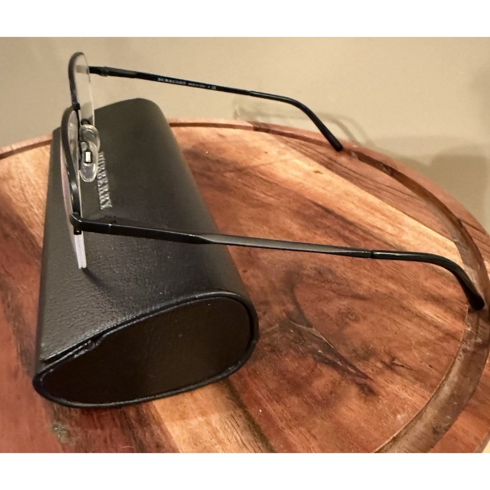 Burberry Eyeglasses Frames B 1258 1007 Black Rect… - image 5